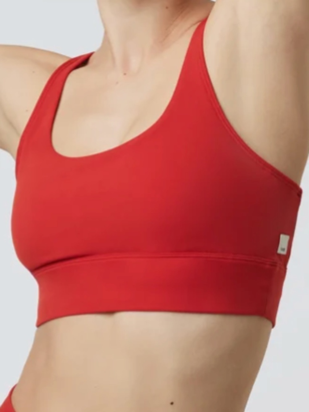 Vuori Yosemite Longline Bra, Scarlet (Red), Size X-Large